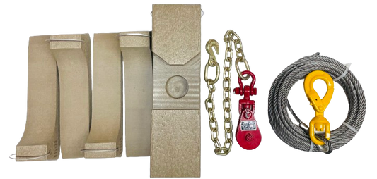 Rollback Kit W/ 50' Steel Core Cable, Snatch Block & ITI Skate Kit