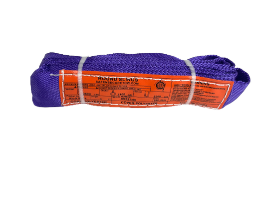 4ft Purple Round Sling / Free Shipping included 4 ft 2600 lbs Vertical, 2100 lbs Choker, 5200 lbs Basket