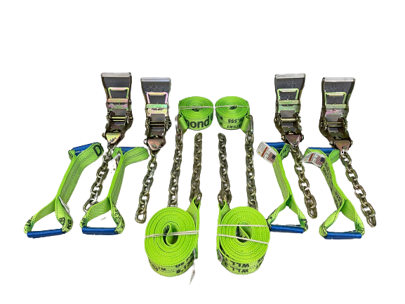 14' 8 Point Kit with Chain Tails and Ratchet handles – JR Towing ...