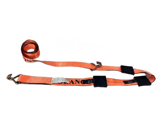 Orange 12ft Double J Wire Hook Cottrell Style Wheel Strap (Box of 15)