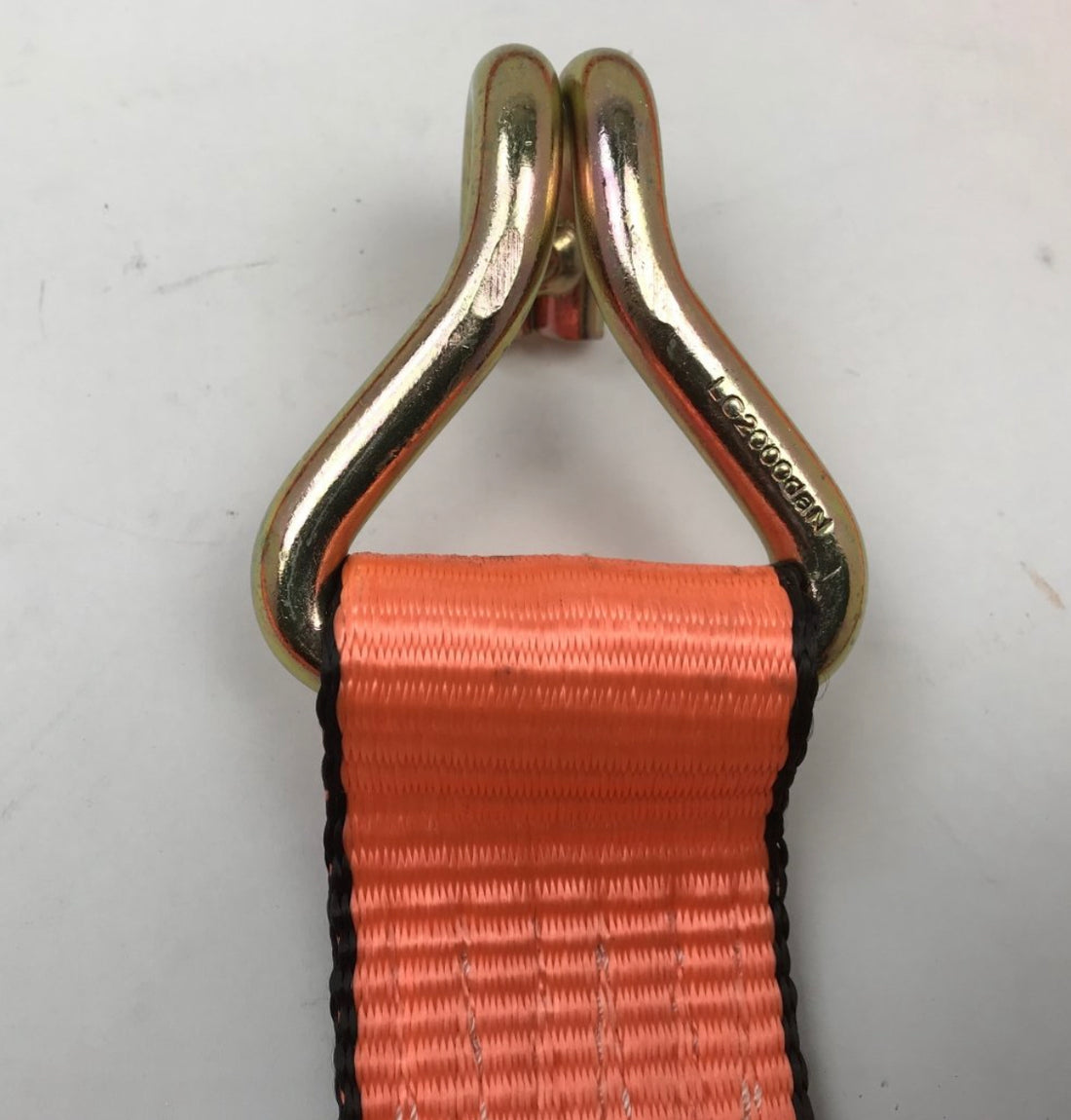10ft, 12ft & 14ft Big Orange Car hauler replacement strap with wire hooks