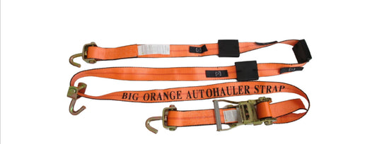 Box of 8 Orange Swivel J Ratchet wheel straps!