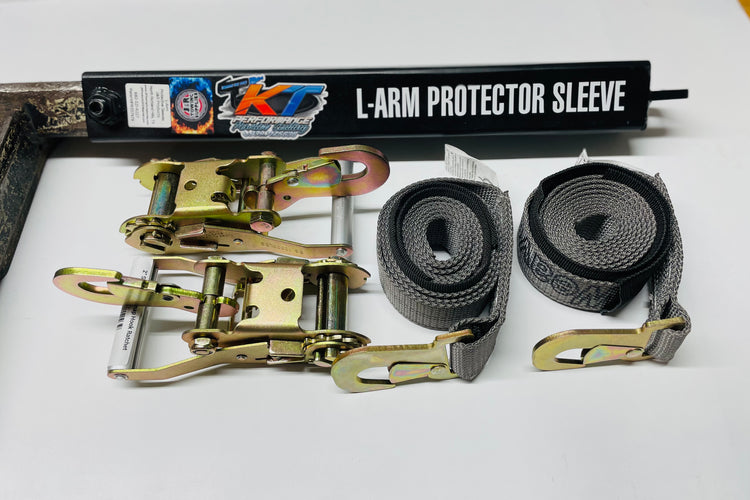 L Arm Sleeve Ratchet Strap kit - Snap hook