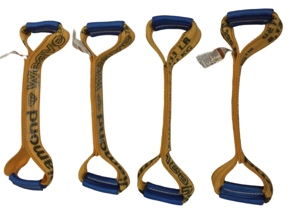 14' 8 Point Kit of DIAMOND WEAVE Rollback / Flatbed Car Tie-Downs with ...