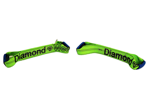 2 Pack DIAMOND WEAVE Dog Bones Straps